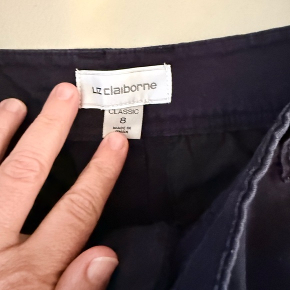 Liz Claiborne Black Chino - Picture 2 of 3